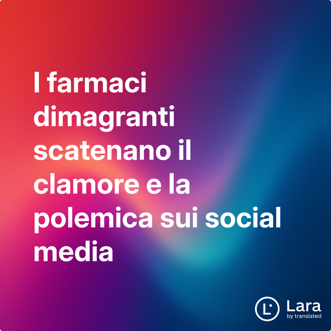 I farmaci dimagranti scatenano il clamore e la polemica sui social ...