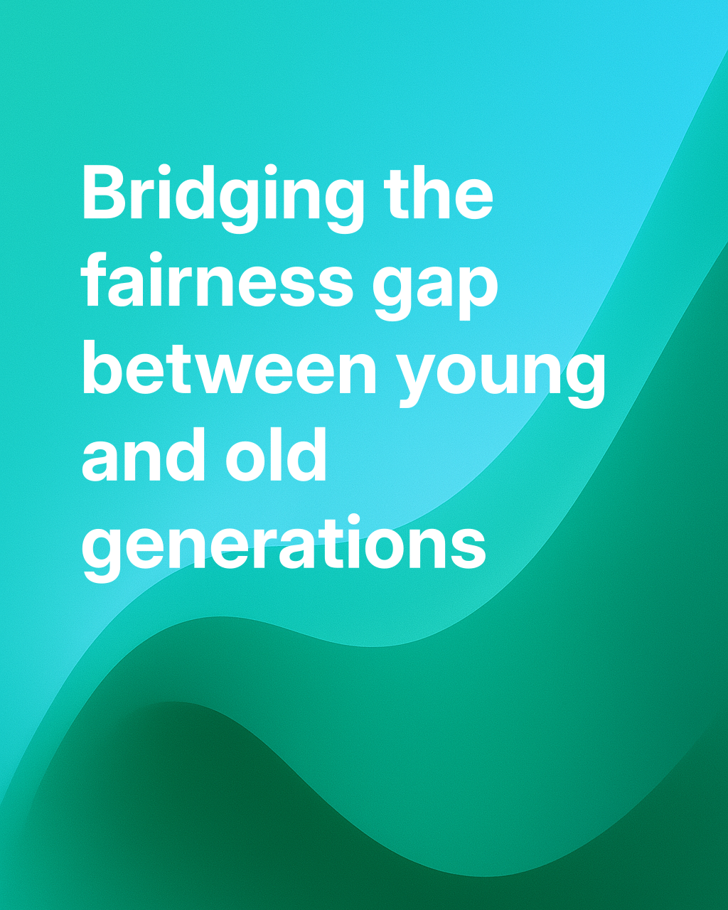 Is intergenerational inequality unfair?