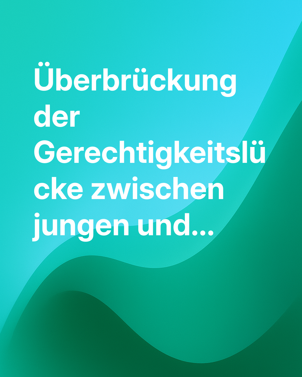 Ist die Ungleichheit zwischen den Generationen ungerecht?