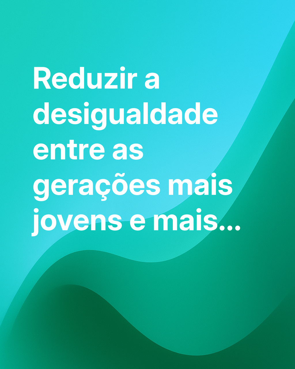 A desigualdade intergeracional é injusta?