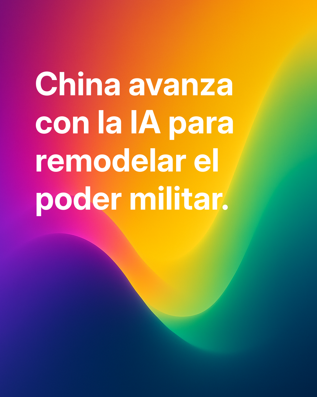 El arsenal de IA de China