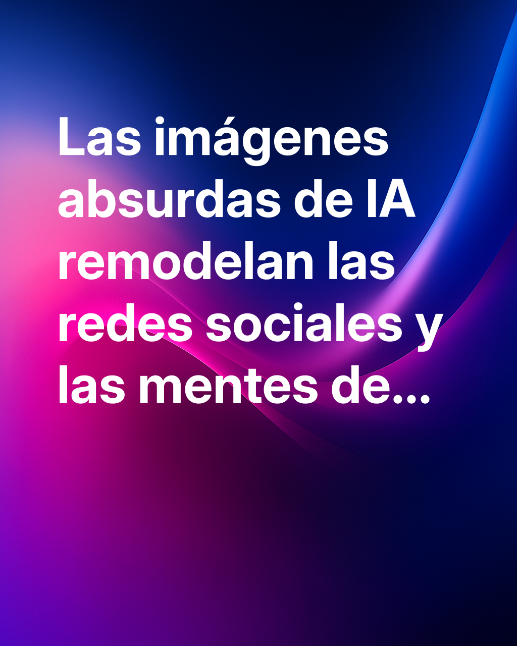Cómo las imágenes absurdas creadas con IA están cambiando las redes sociales y afectando a sus usuarios