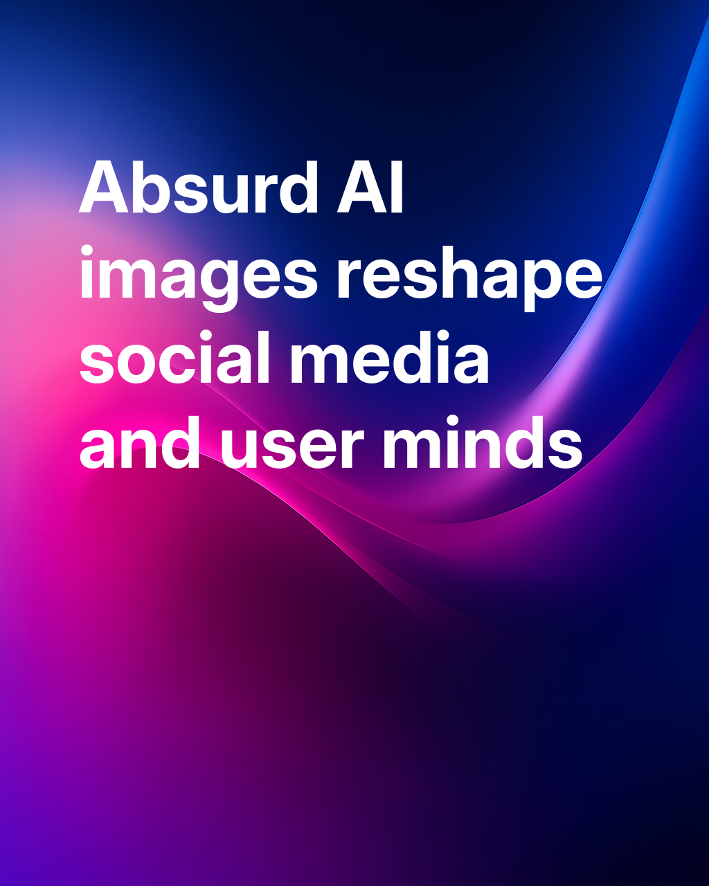 How absurd AI-generated images are changing social media and affecting its users