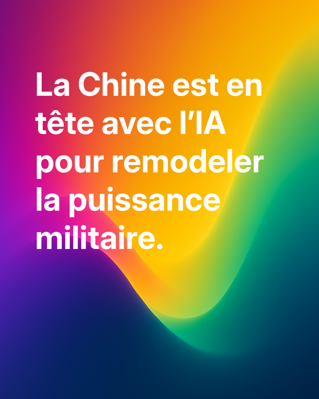 L’arsenal de l’IA en Chine