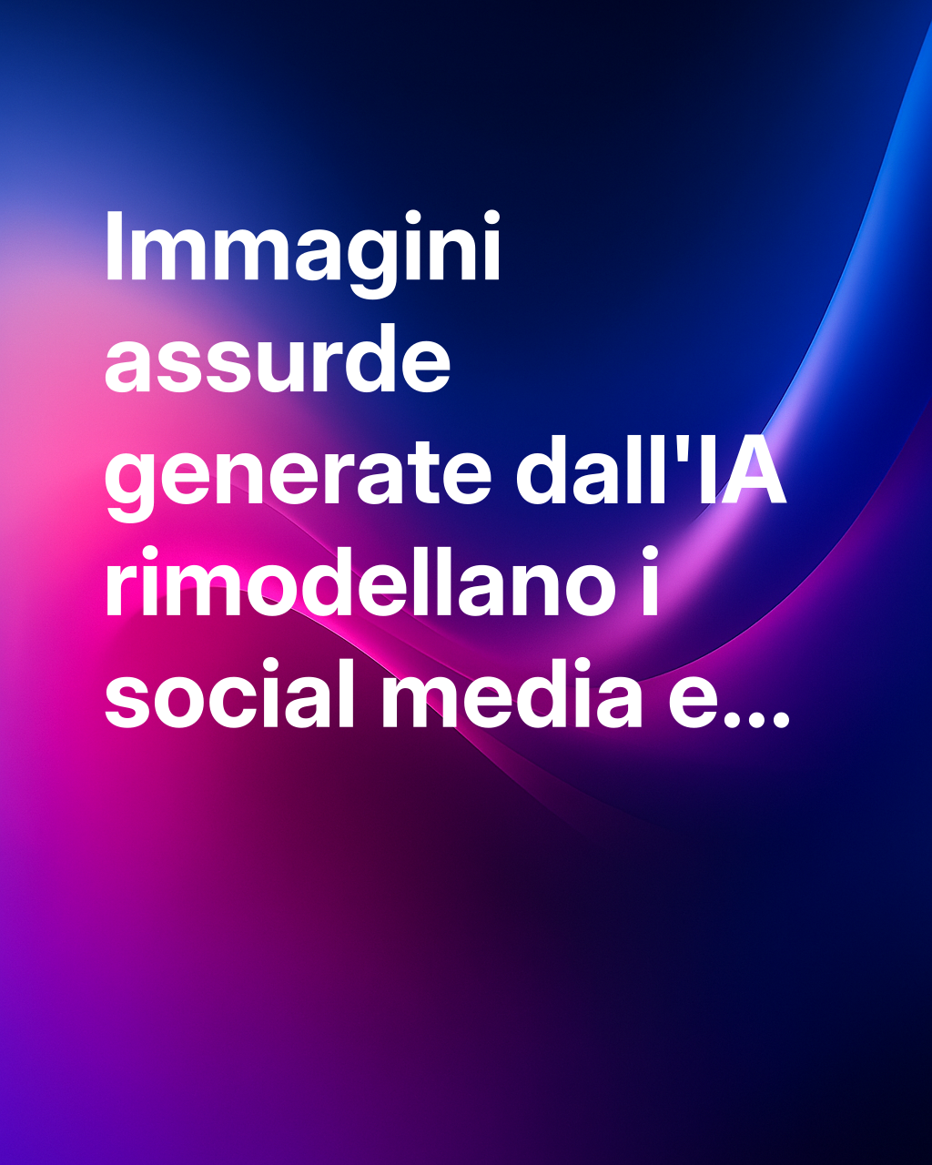 Come le immagini assurde create con l'IA stanno cambiando i social network e influenzando i loro utenti