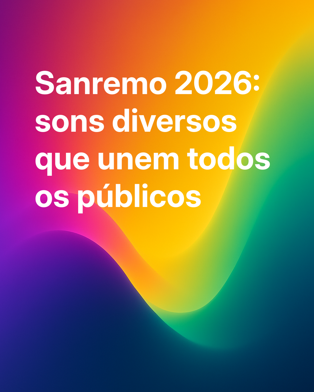 Conti, "em Sanremo 2026, um buquê muito variado para falar com todos os públicos"