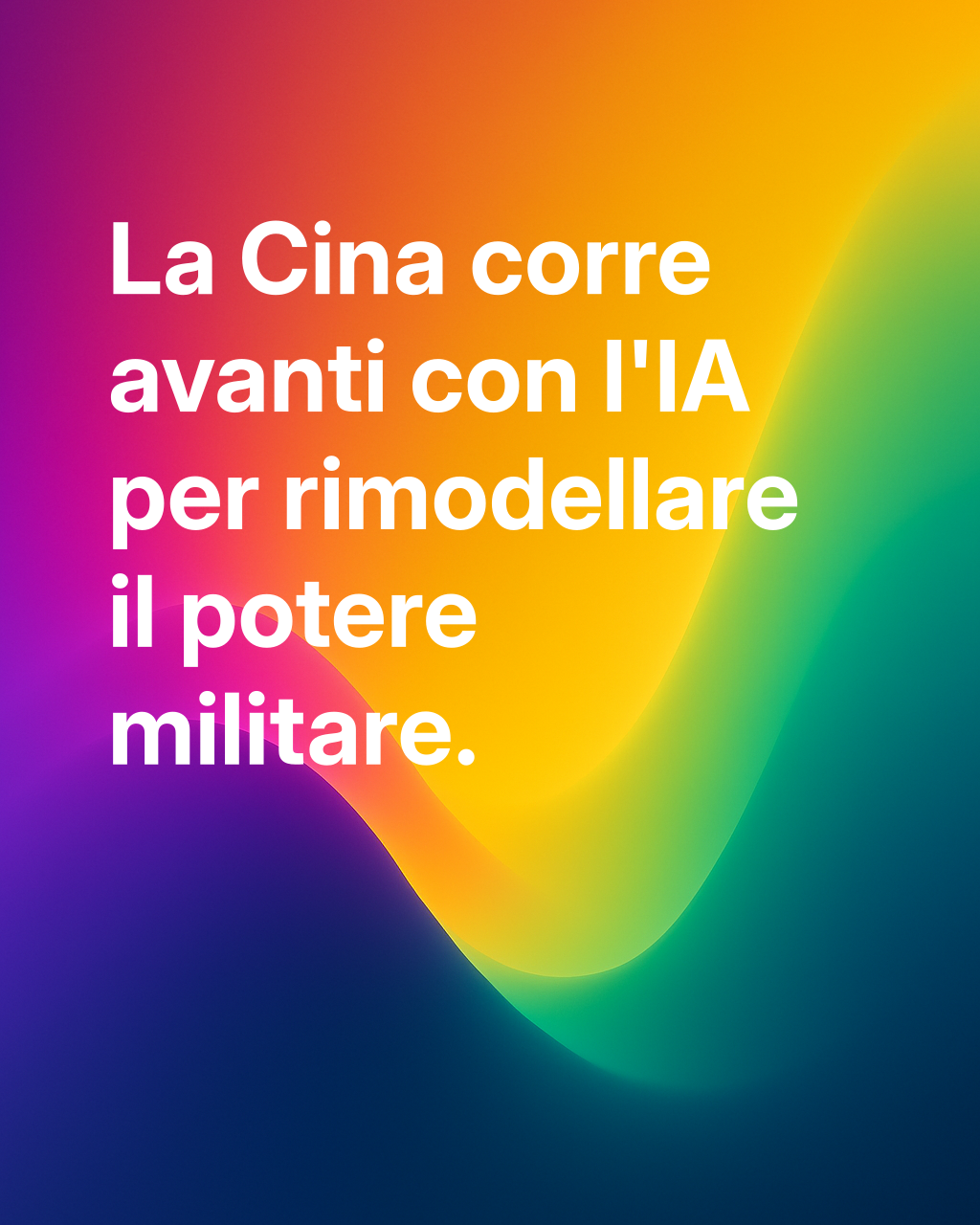 L'arsenale di intelligenza artificiale della Cina