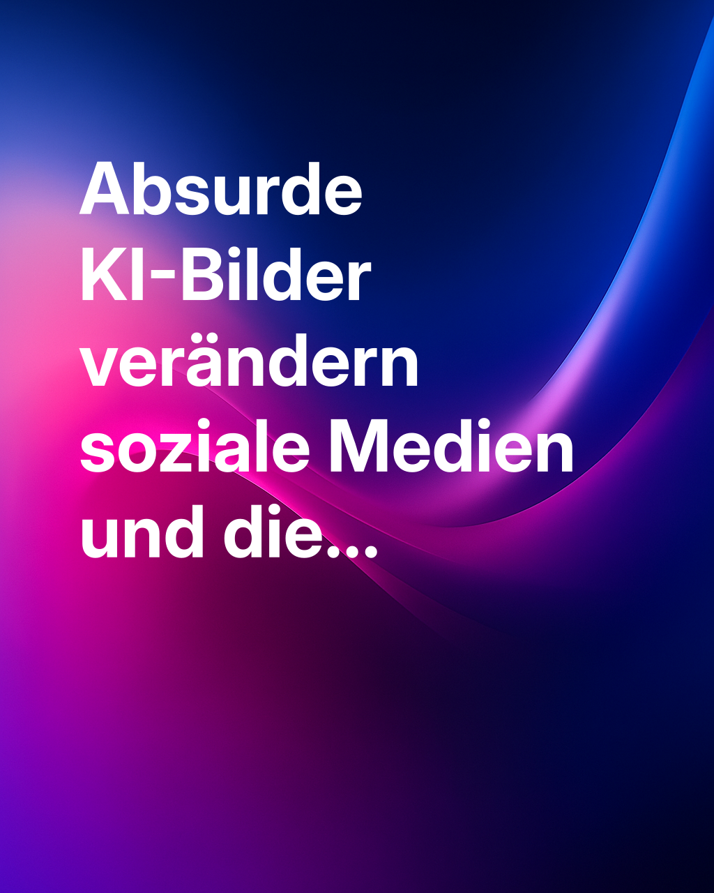 Wie absurde Bilder, die mit KI erstellt wurden, die sozialen Netzwerke verändern und ihre Nutzer beeinflussen