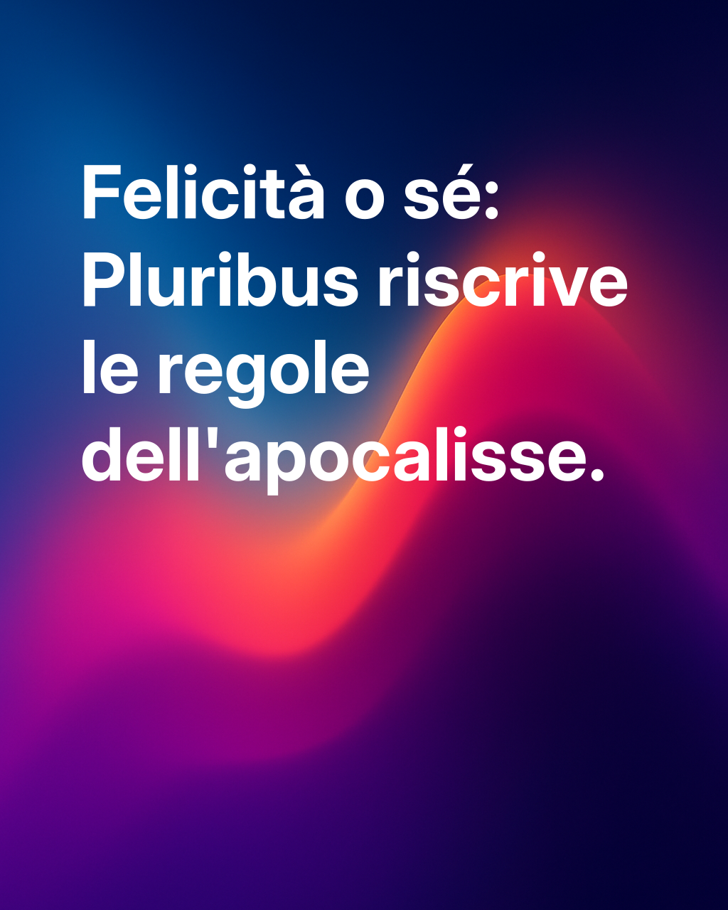 L'apocalisse come non l'avreste mai immaginata è in Pluribus, la nuova serie del creatore di Breaking Bad Vince Gilligan