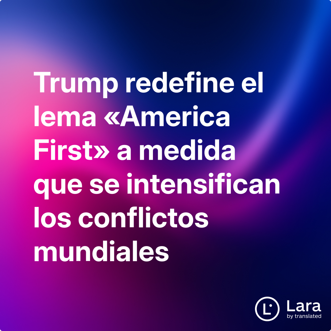 Trump redefine el lema «America First» a medida que se intensifican los ...
